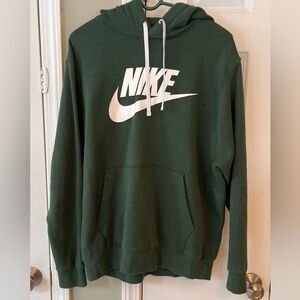 Nike Green Men's Hooded Sweatshirt